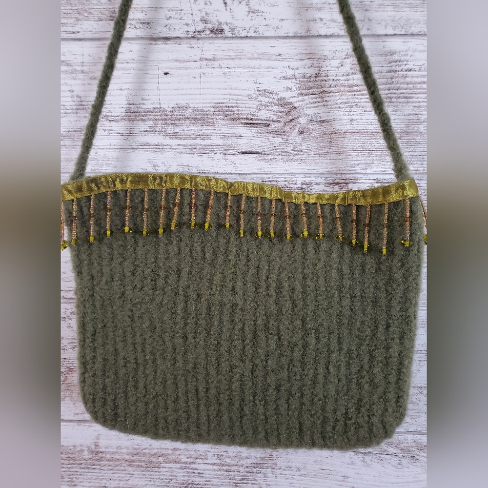 OOAK Wool Felted Crossbody Bag - Picture 6 of 13